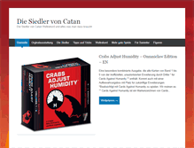 Tablet Screenshot of catan-weltrekord.de